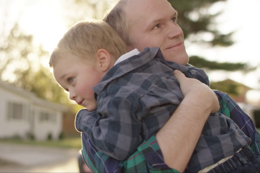 Gary Hill with his Grandson