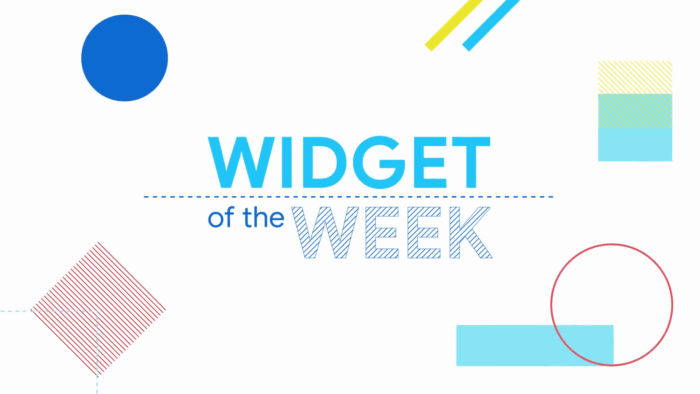 Widget of the Week Title Screen